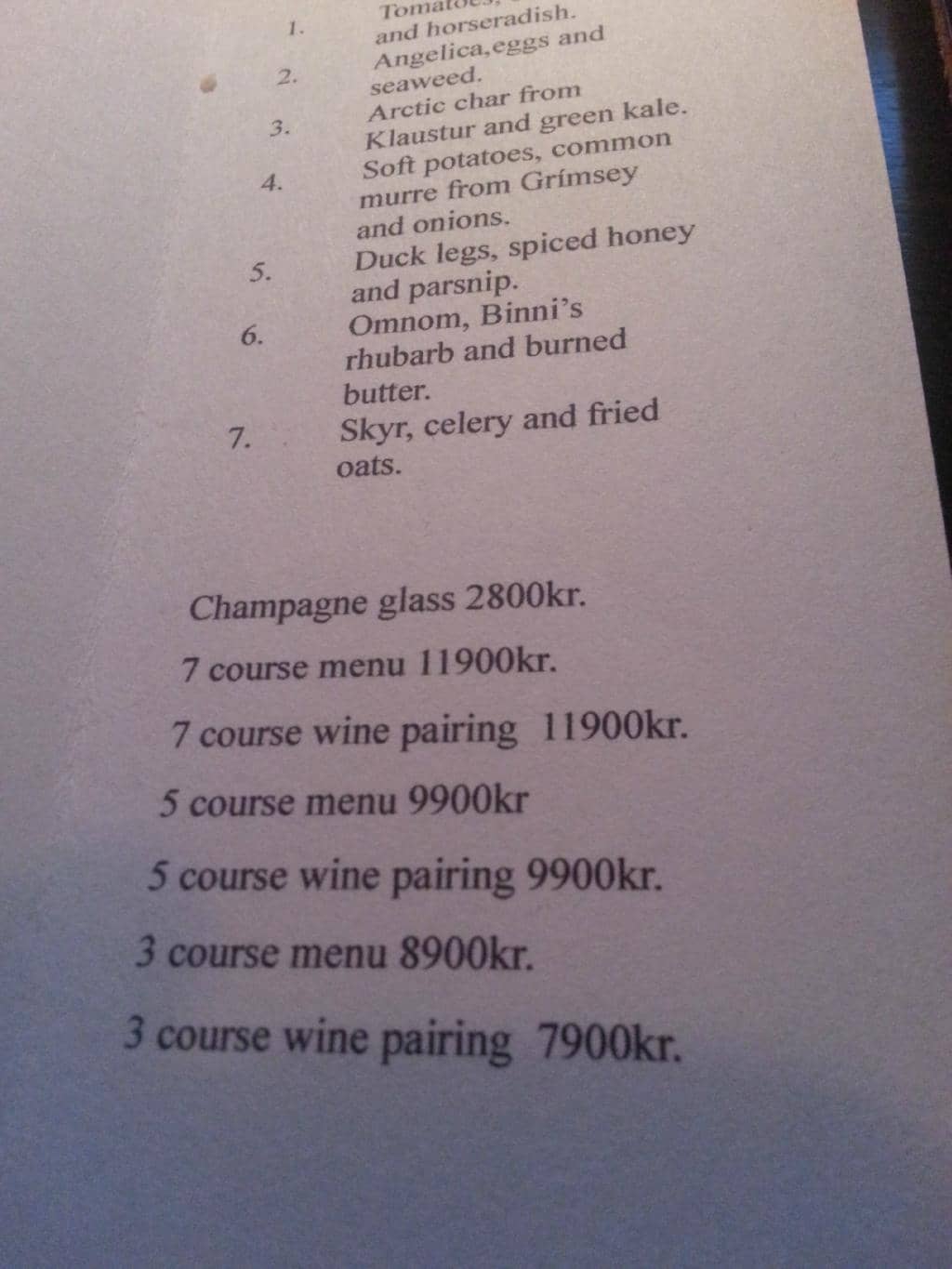 New Nordic Cuisine with Local Flair