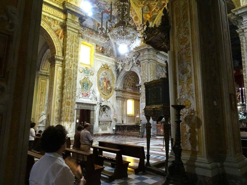 Rose Window and Frescoes