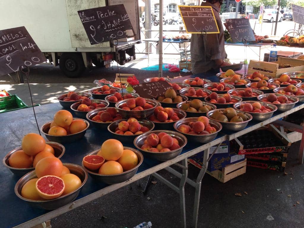 Vibrant Produce Stalls
