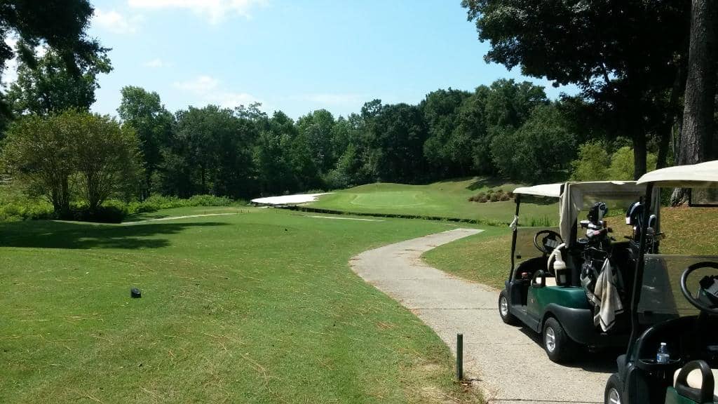 Renovated Back Nine Greens