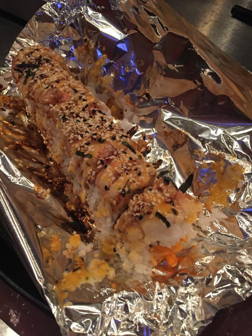 Bourbon Fire Sushi Roll
