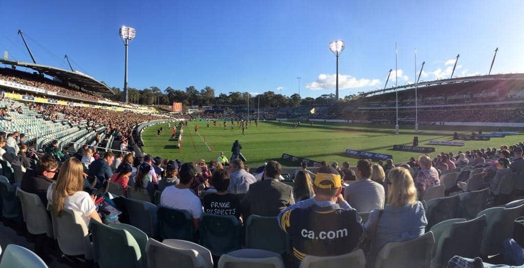 Brumbies Rugby Union Action