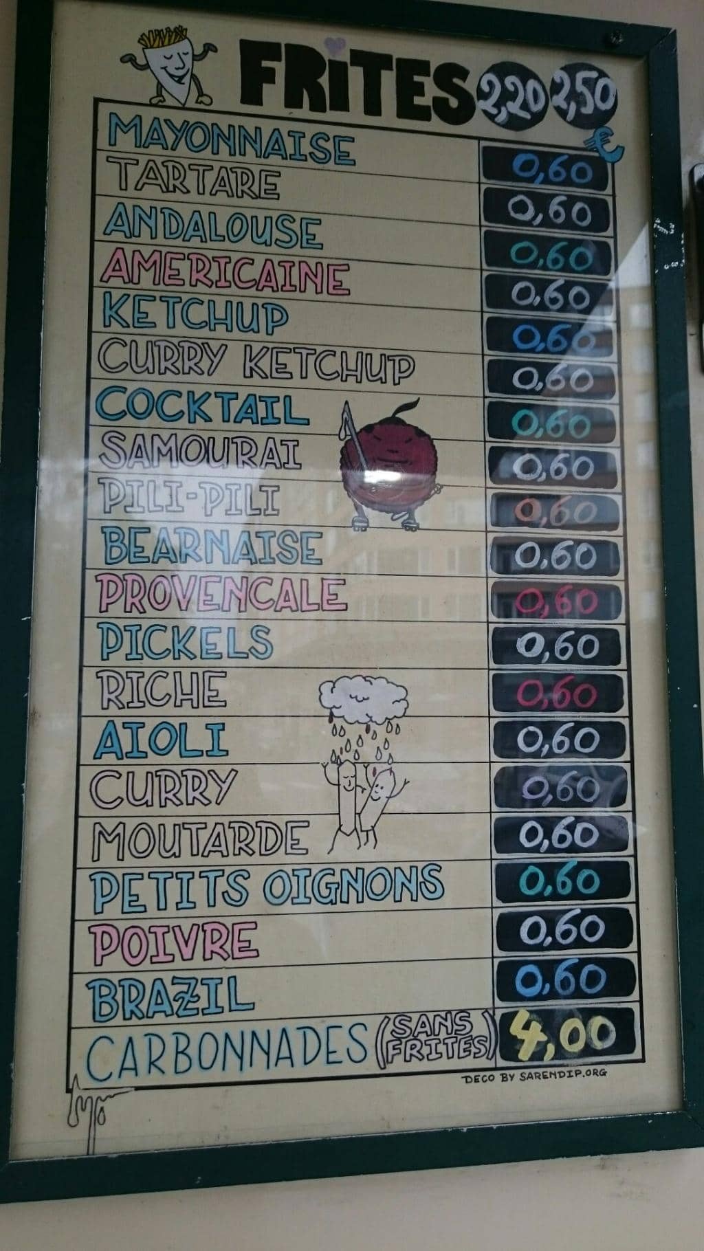 Unique Sauce Selection