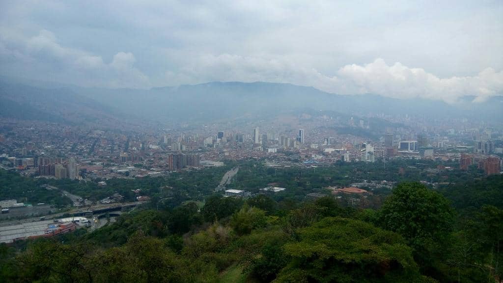Panoramic Medellin Skyline