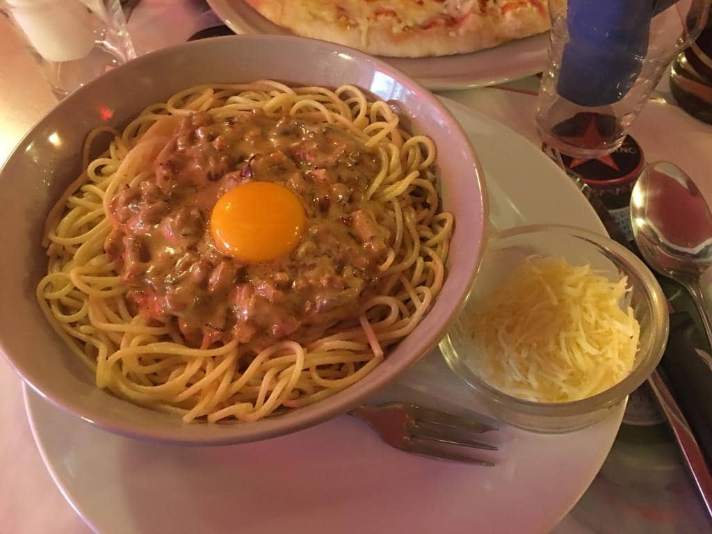 Spaghettis Carbonara