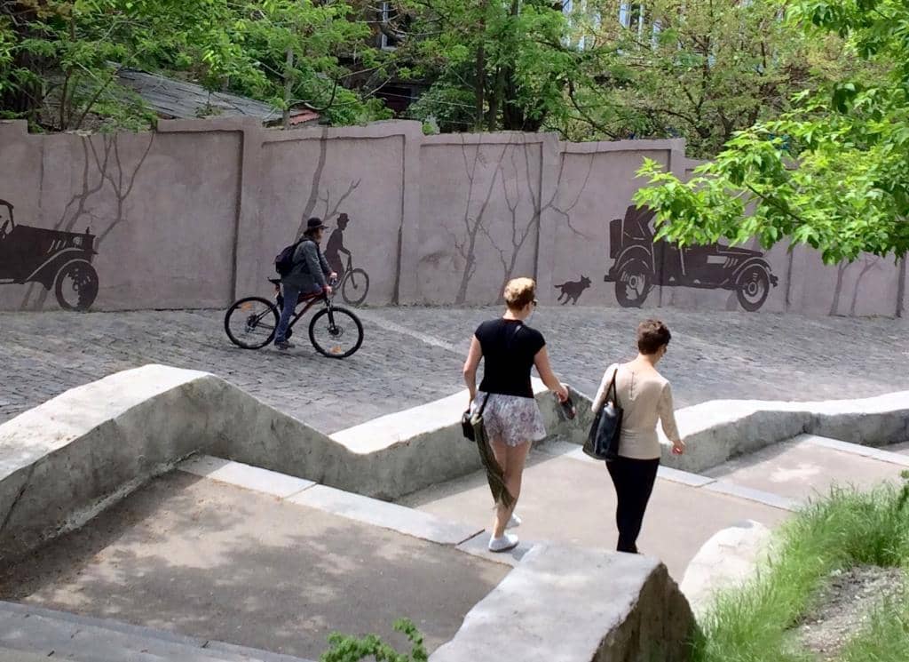 Fountains and Green Spaces