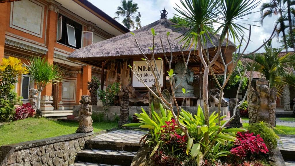 Peaceful Museum Grounds