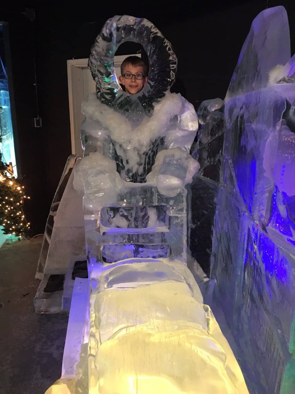 Live Ice Carving Demonstration