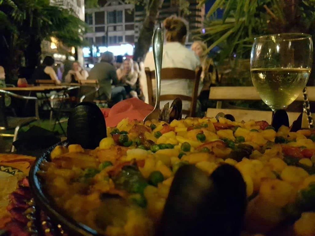 Bustling Atmosphere & Terrace