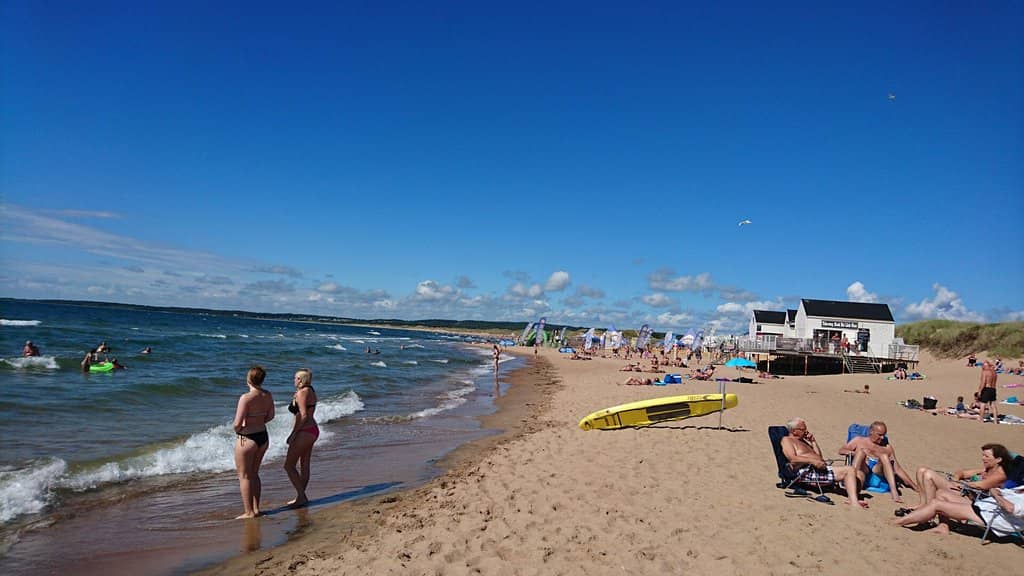 After Beach Scene