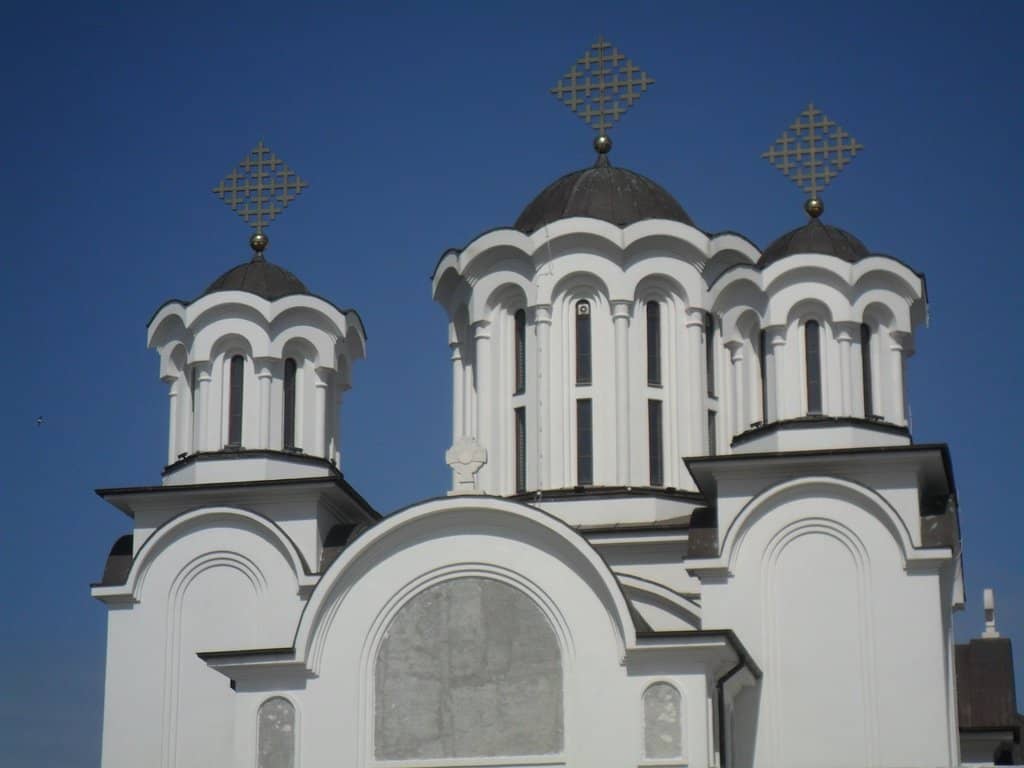 Peaceful Monastery Grounds