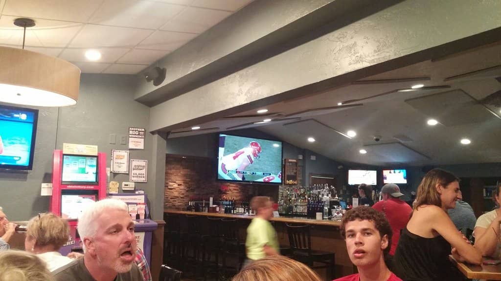 Vibrant Sports Bar Atmosphere