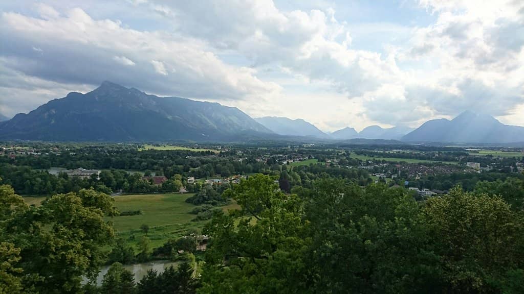 Panoramic Castle & Alpine Vista