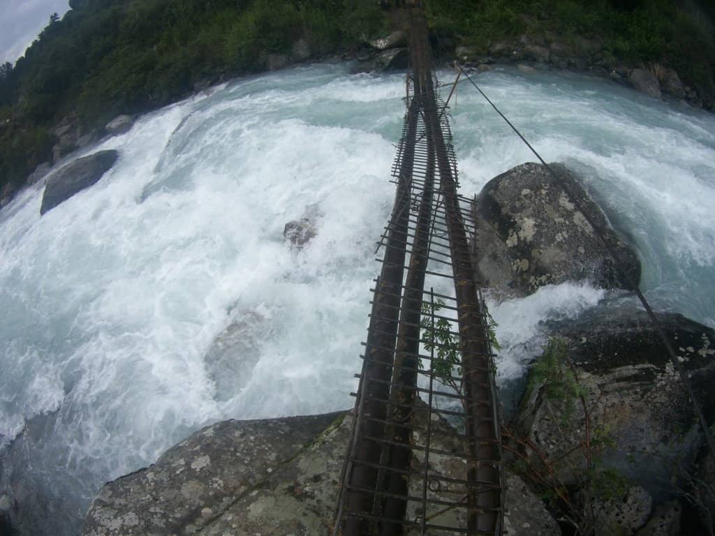 Alamedin Gorge Waterfall
