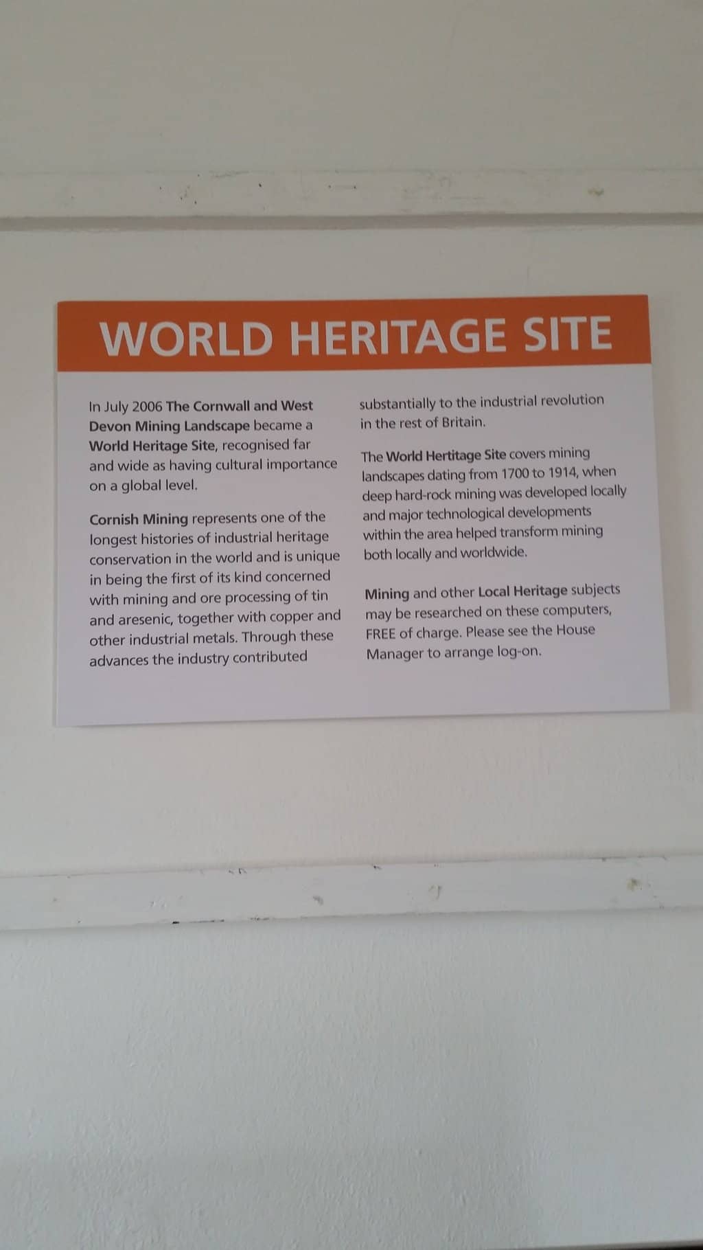Historical Exhibits