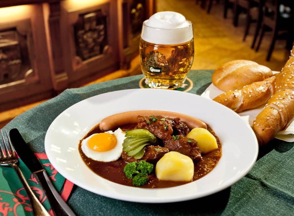 Hearty Schnitzel and BBQ Ribs