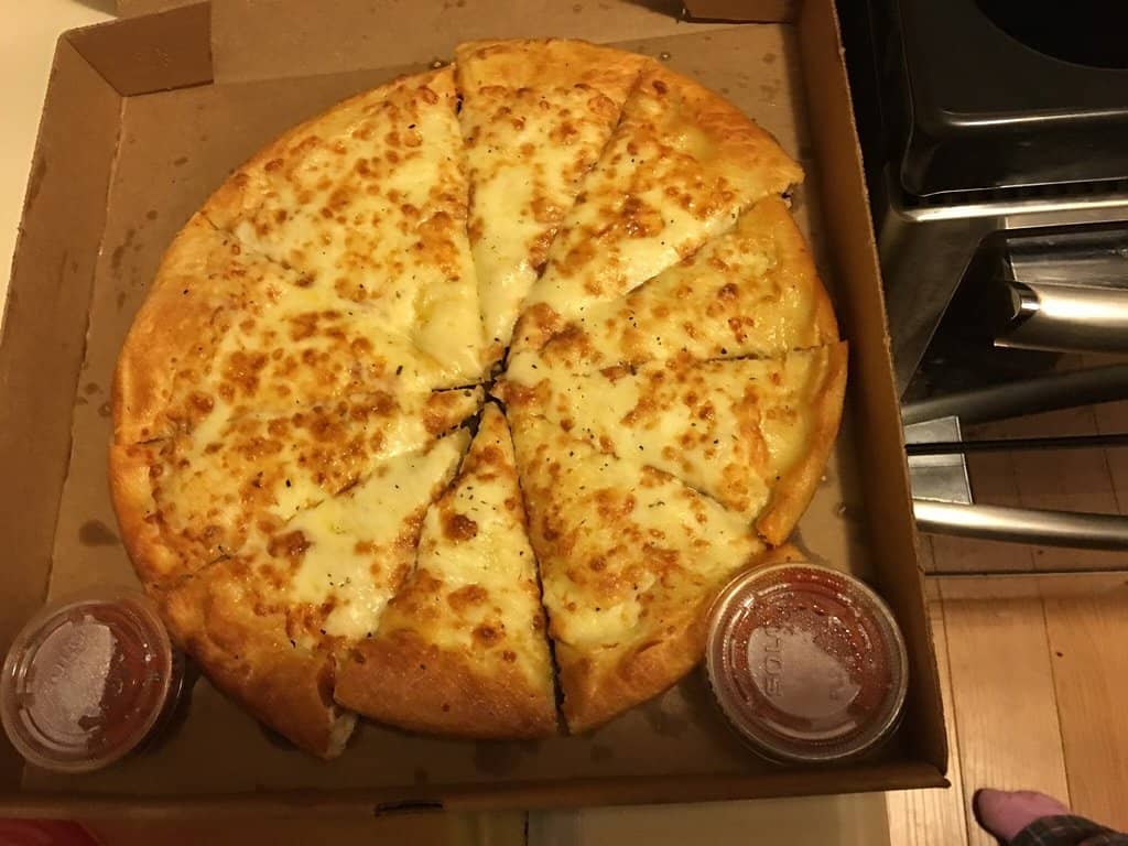 Hawaiian Stuffed Crust Pizza