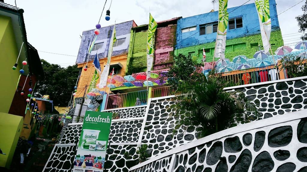 Vibrant Jodipan Village Murals