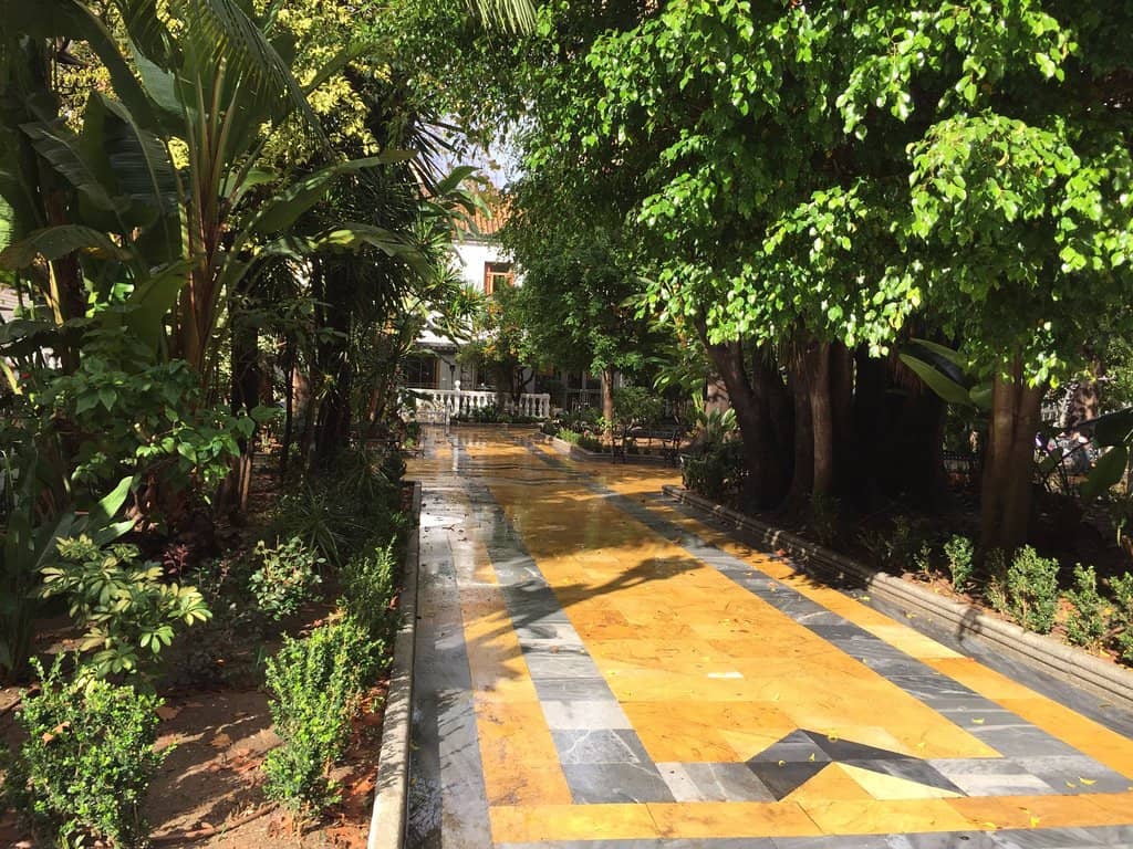 Tiled Benches
