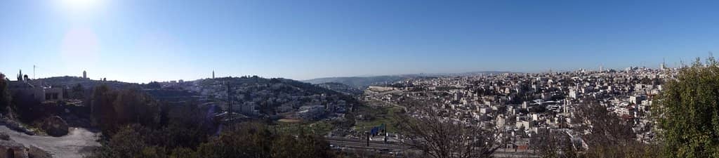 Panoramic Jerusalem Vista