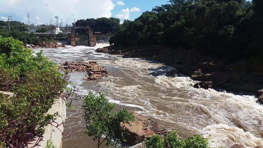 The Majestic Tietê Falls