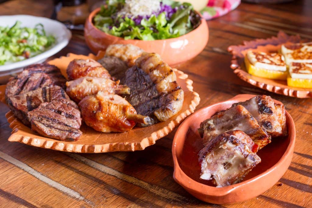 Abundant Meat and Pasta Selection