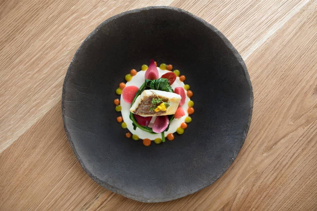 Trancio di pesce all'amo