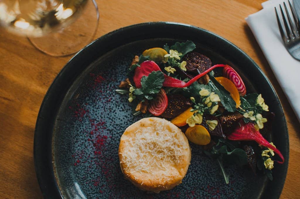 Smoked Goat’s Cheese Soufflé