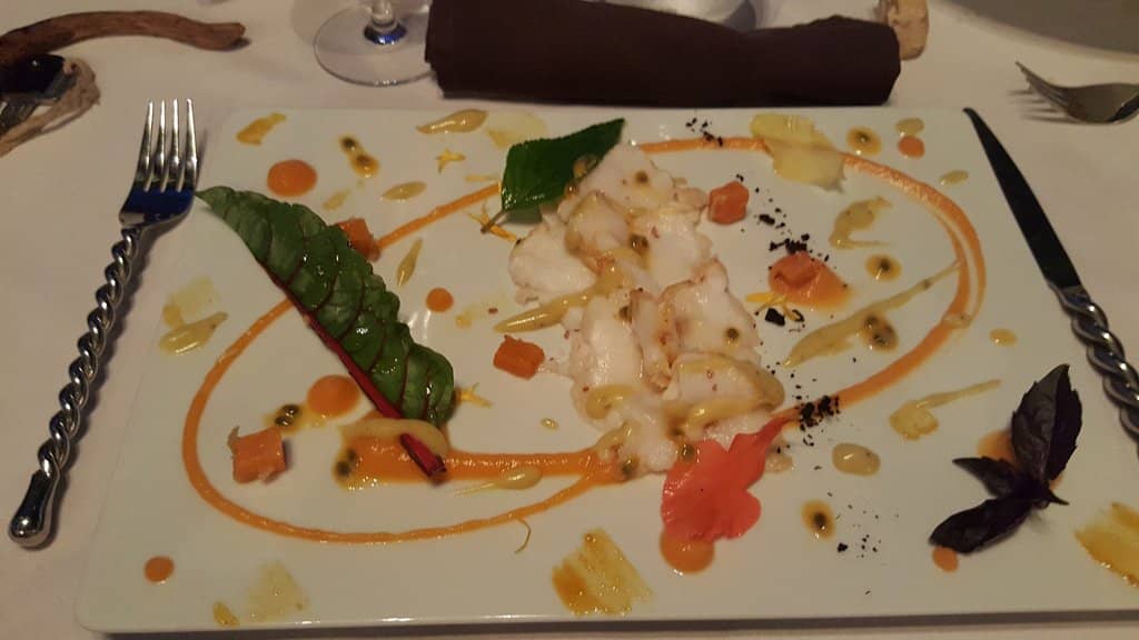 Sea bream perfectly cooked