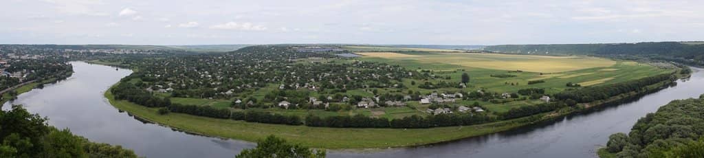 Panoramic Dniester River View