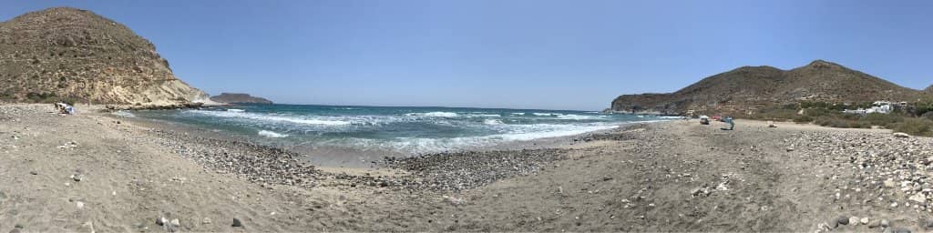 Unique Volcanic Sand Beach