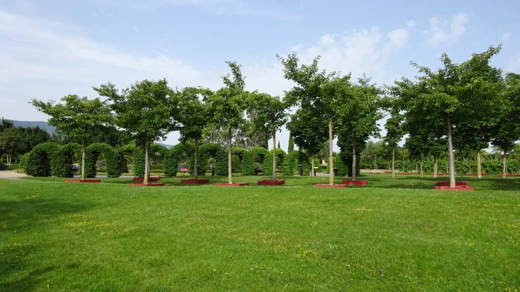 Chinese-Style Bridge and Stream