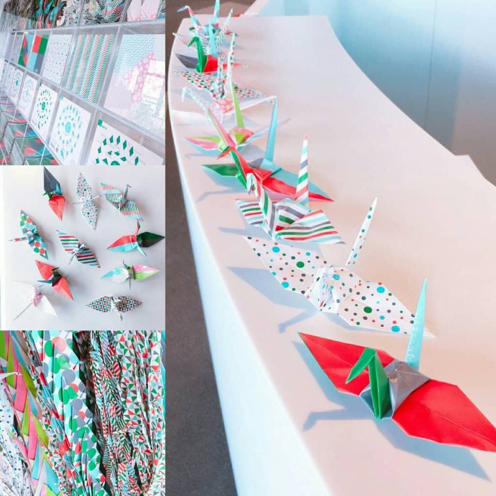 Origami Crane Folding