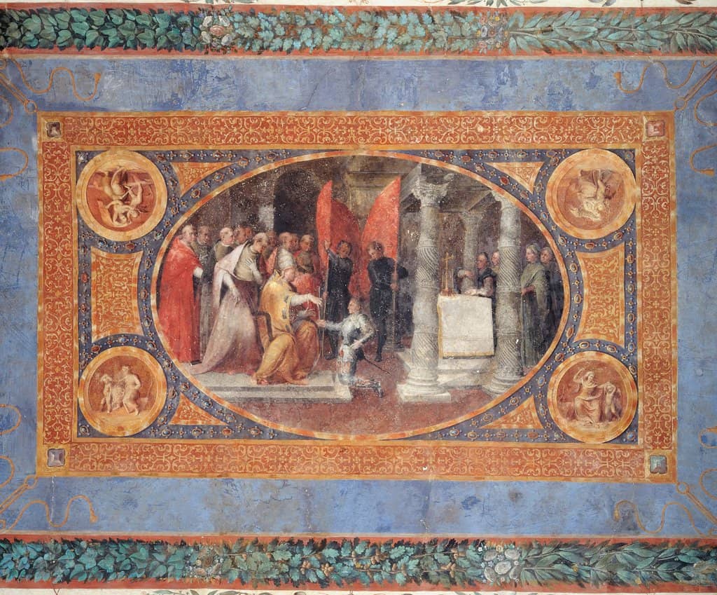 Frescoes by Raffaello's School