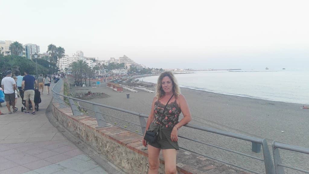 Vibrant Beachfront Promenade