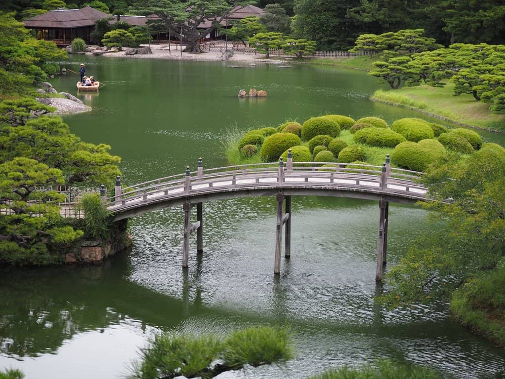 Meticulously Landscaped Ponds and Hills