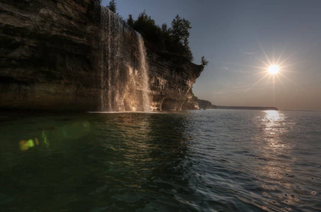 Upside-Down Waterfall Phenomenon