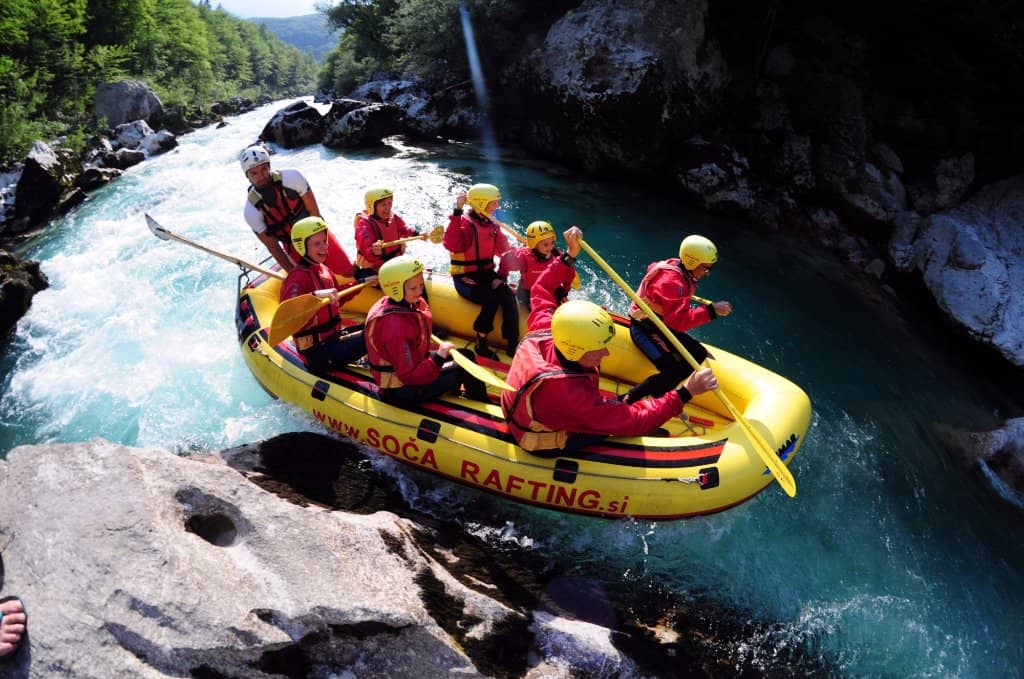 Zip-lining Over the Soča Valley
