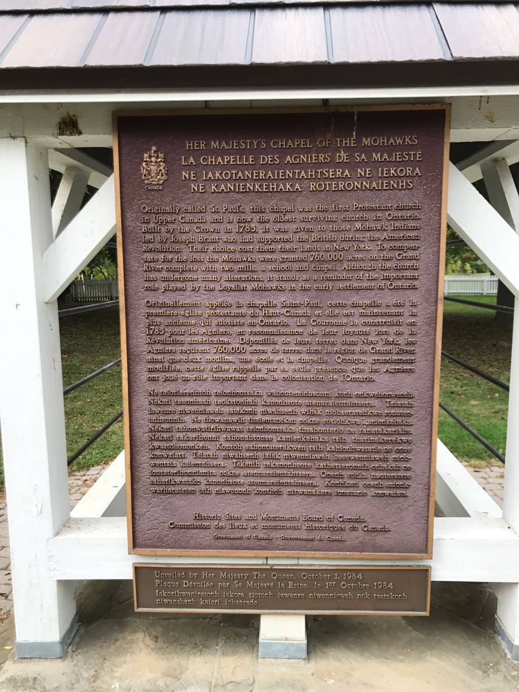 Joseph Brant's Final Resting Place