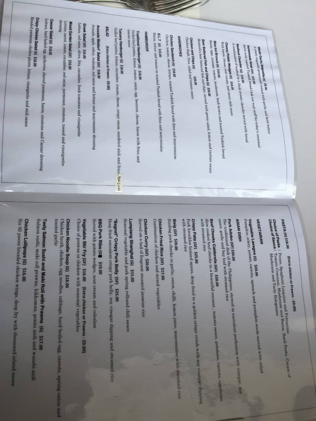 Prime Steak & Quality NZ Dishes