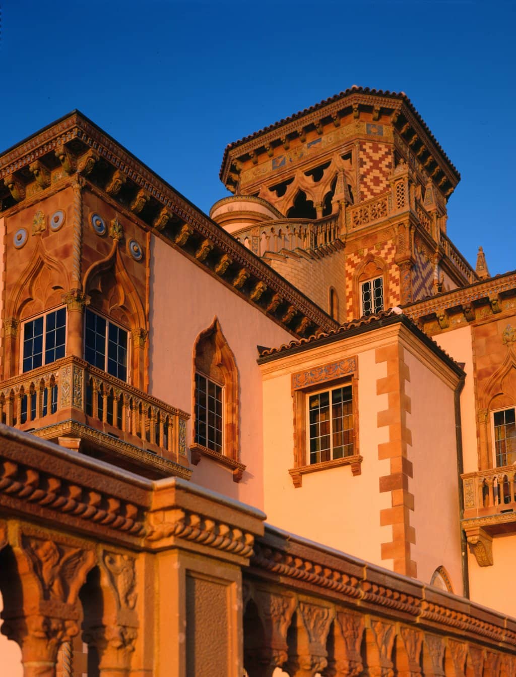 Courtyard and Bay Views