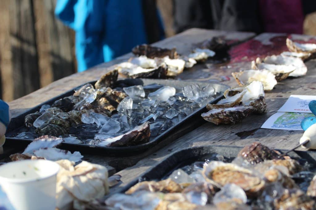 Bourbon & Grilled Oysters