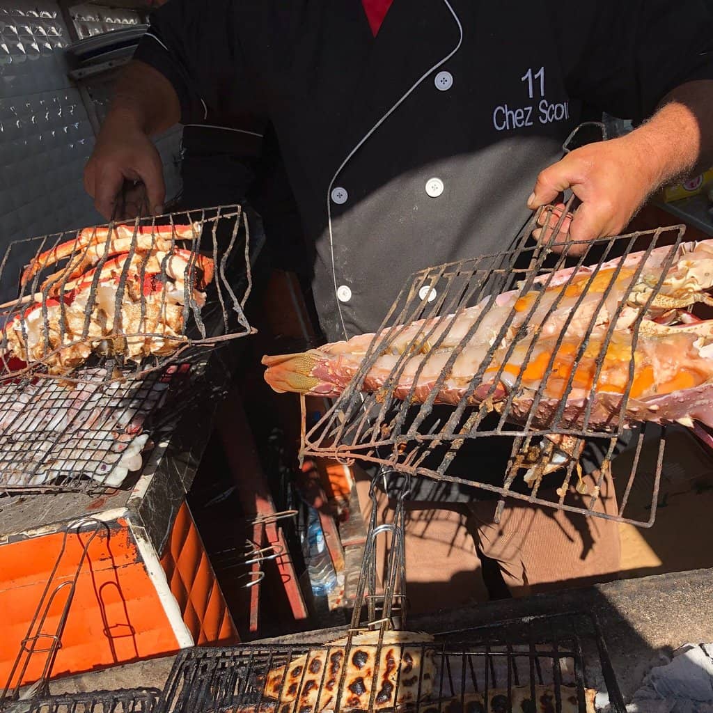 Freshly Grilled Seafood