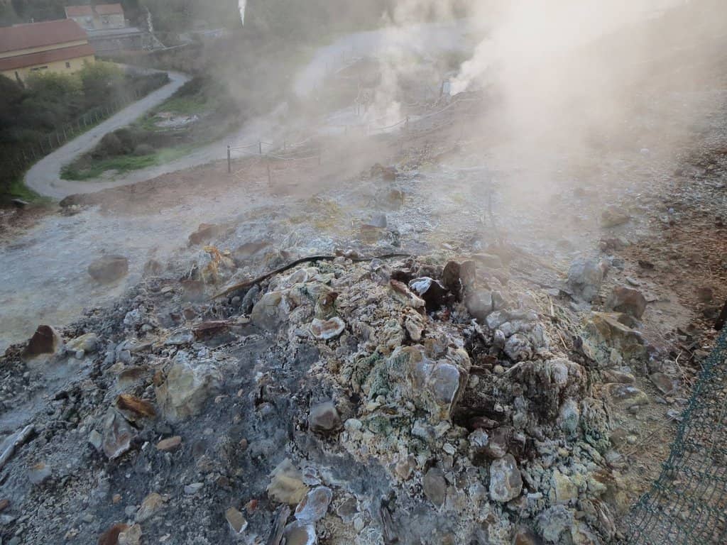 Active Fumaroles and Geysers