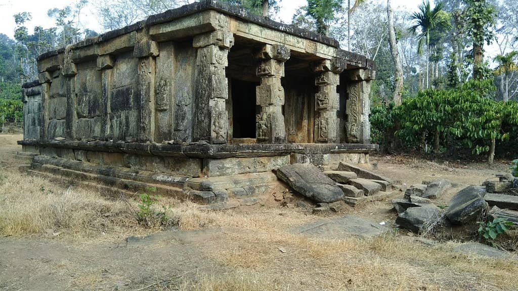 Intricate Granite Pillars