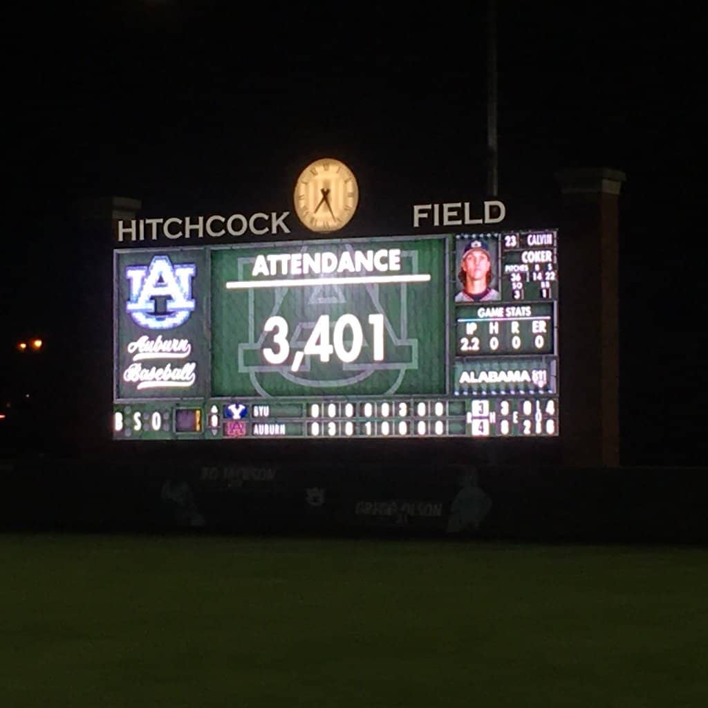 Auburn Baseball Games