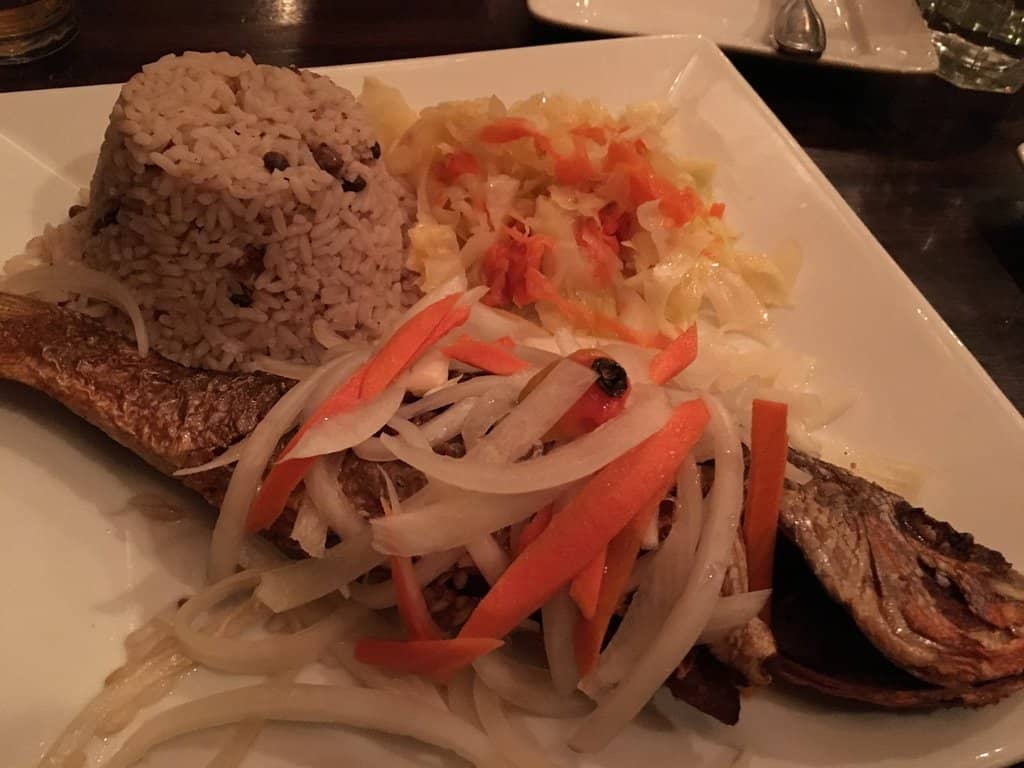 Whole Fried Red Snapper