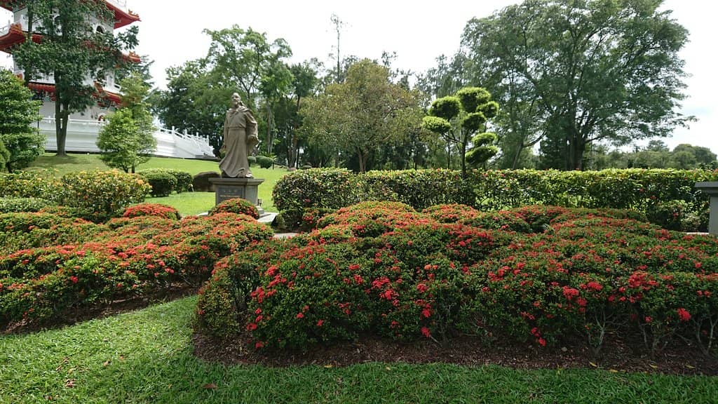 Stone Lanterns and Greenery