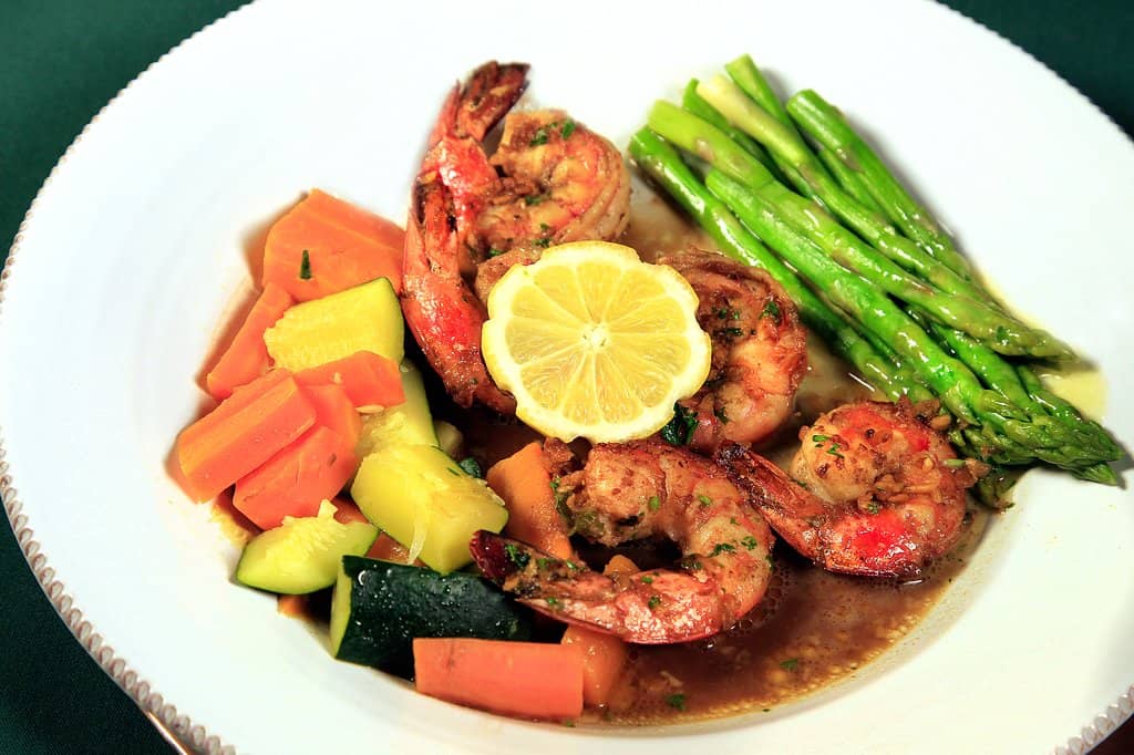 Shrimp with Lemon Garlic Sauce