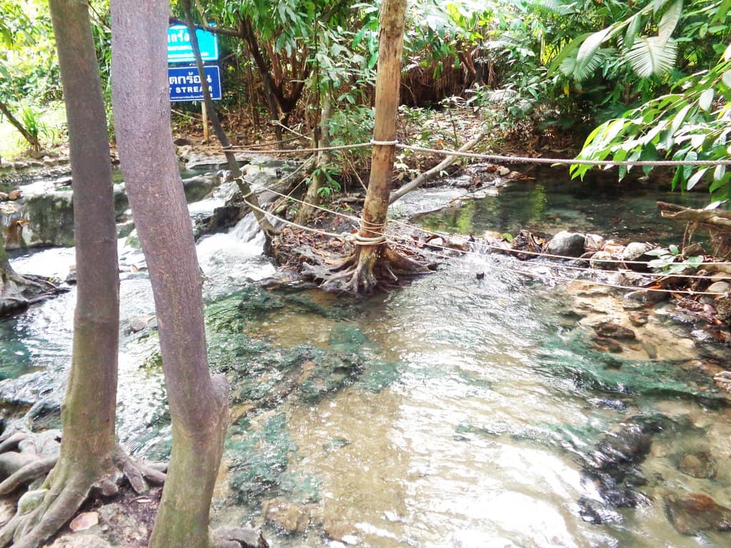 Cascading Hot Waterfall